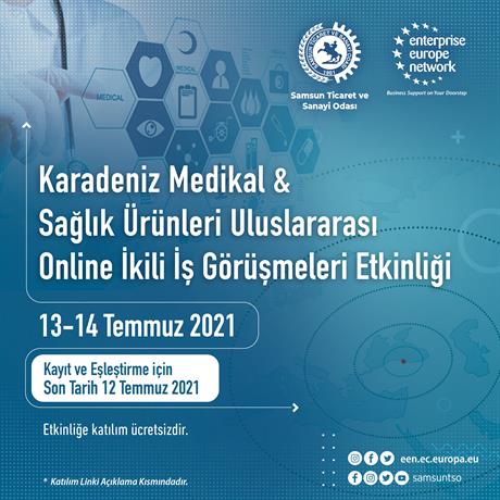 Karadeniz Medikal & Sağlık Ürünleri Uluslararası Online İkili İş Görüşmeleri Etkinliği