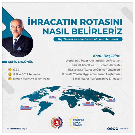 “İhracatın Rotasını Nasıl Belirleriz” Semineri 