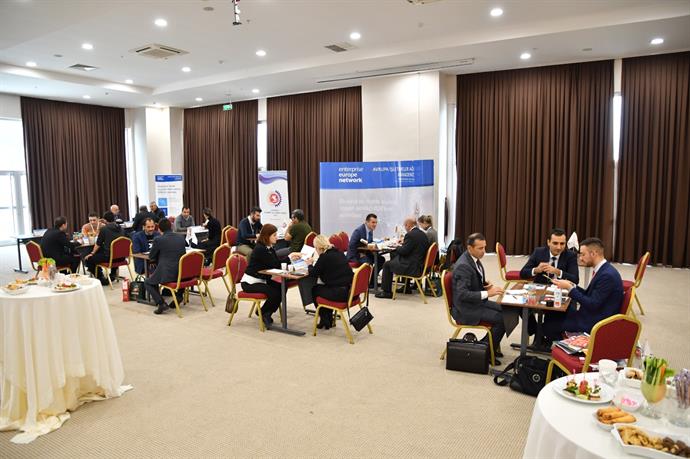 Avrupa İşletmeler Ağı-Karadeniz Projesi kapsamında, Samsun Gıda Fuarı’nda İkili İş Görüşmesi Etkinliği organize edilmiştir